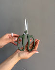 Floral Scissors — pink / green