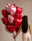 Balloon set "Red & Pink Hearts"