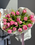 Bouquet "You Are My Sparkle ” - tulips, genista