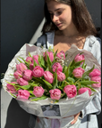 Bouquet "You Are My Sparkle ” - tulips, genista