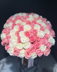 Bouquet “Hugs & Petals” - 100 roses