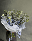 Mono Bouquet "Blue Delphiniums"
