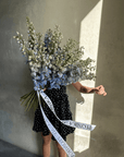 Mono Bouquet "Blue Delphiniums"