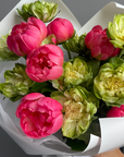Bouquet "The best choice" - peonies, roses