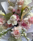 Bouquet "Lover’s Serenade" - calla lilies, peonies, roses