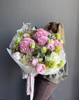 Bouquet “Mother Like No Other” – Peonies, hydrangeas, viburnum