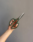 Floral Scissors — pink / green