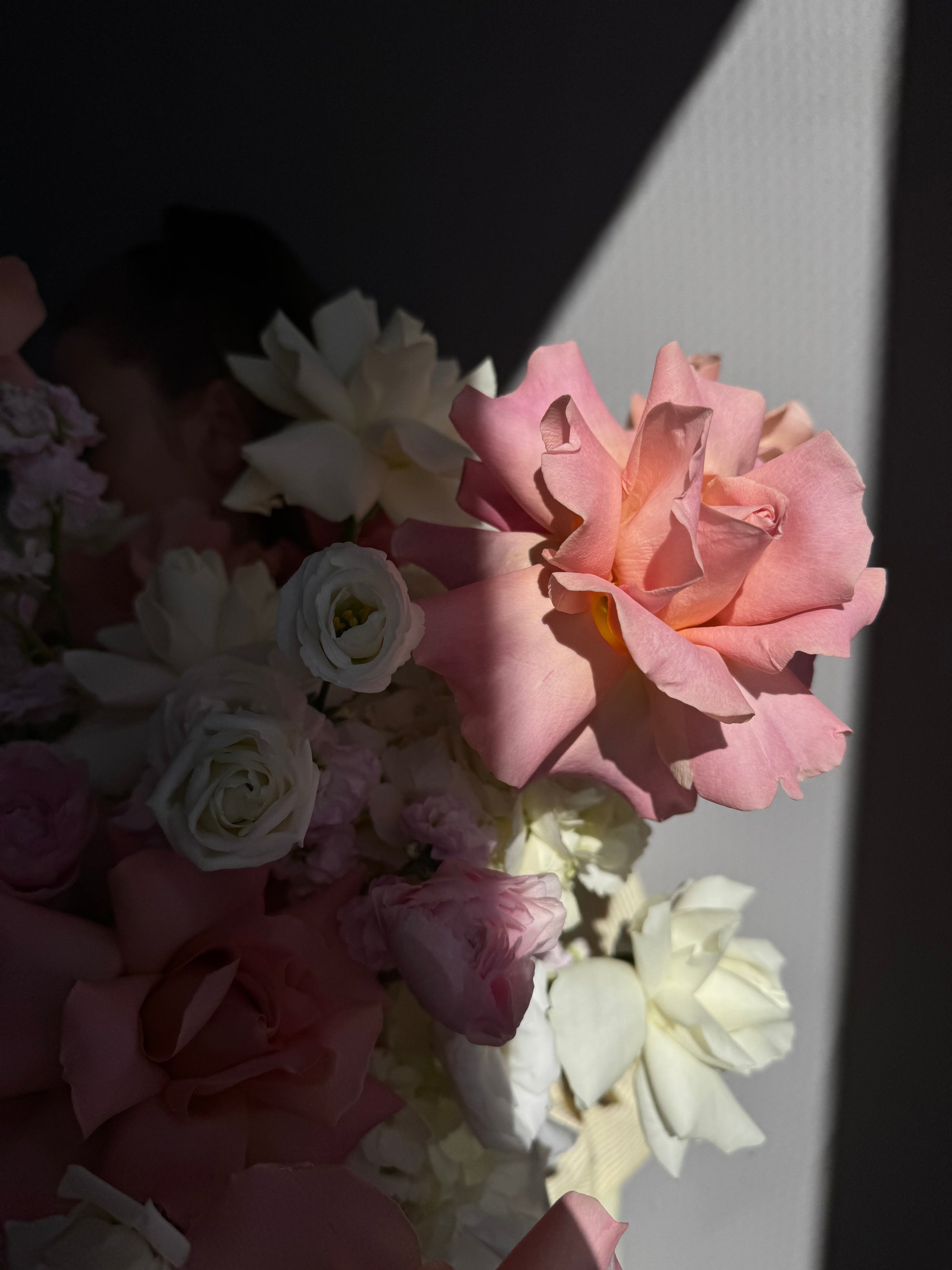 Flower Box “Petal Perfection” - ranunculuses, roses