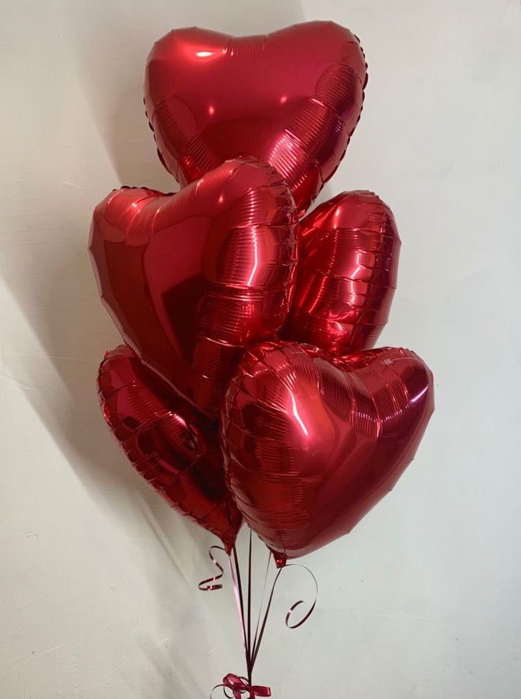 Balloons "Red Hearts" (ONLY MIAMI)