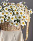 Grande Flower Basket with Daisies