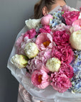 Bouquet “Heartbreaker’s Garden” — peonies, hydrangeas, roses