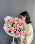 Bouquet “Daisy Baby” — roses, chamomile