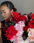 Flower Box “Aftertaste” — roses, ranunculus, hydrangea, calla lilies