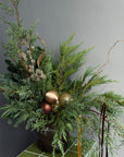 Christmas Arrangement in a Vase “Honey Baby”