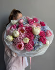 Bouquet “Heartbreaker’s Garden” — peonies, hydrangeas, roses