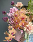 Flower Box “Cloud Atlas” — orchids, hydrangea, roses, allium