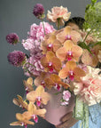 Flower Box “Cloud Atlas” — orchids, hydrangea, roses, allium