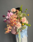 Flower Box “Cloud Atlas” — orchids, hydrangea, roses, allium