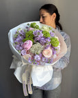 Bouquet “Made for YOU” — hydrangea, peonies, ranunculus, viburnum, stock flowers