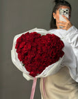 HEART CORE - 50 heart shaped roses