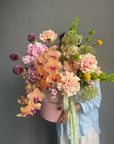 Flower Box “Cloud Atlas” — orchids, hydrangea, roses, allium