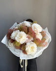 Bouquet “Fluffy Glow” — festiva, smoke tree