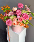 Flower Box “Amazonia” — peonies, roses, hydrangeas, ranunculus, moluccella