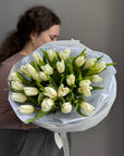 Bouquet "Pure White" - tulips