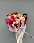 Flower Box “Statement of Love” — ranunculus, rose, hydrangea, orchid
