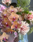 Flower Box “Cloud Atlas” — orchids, hydrangea, roses, allium