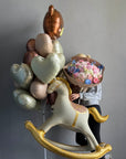 Set “Welcome New Baby” — bouquet and balloons