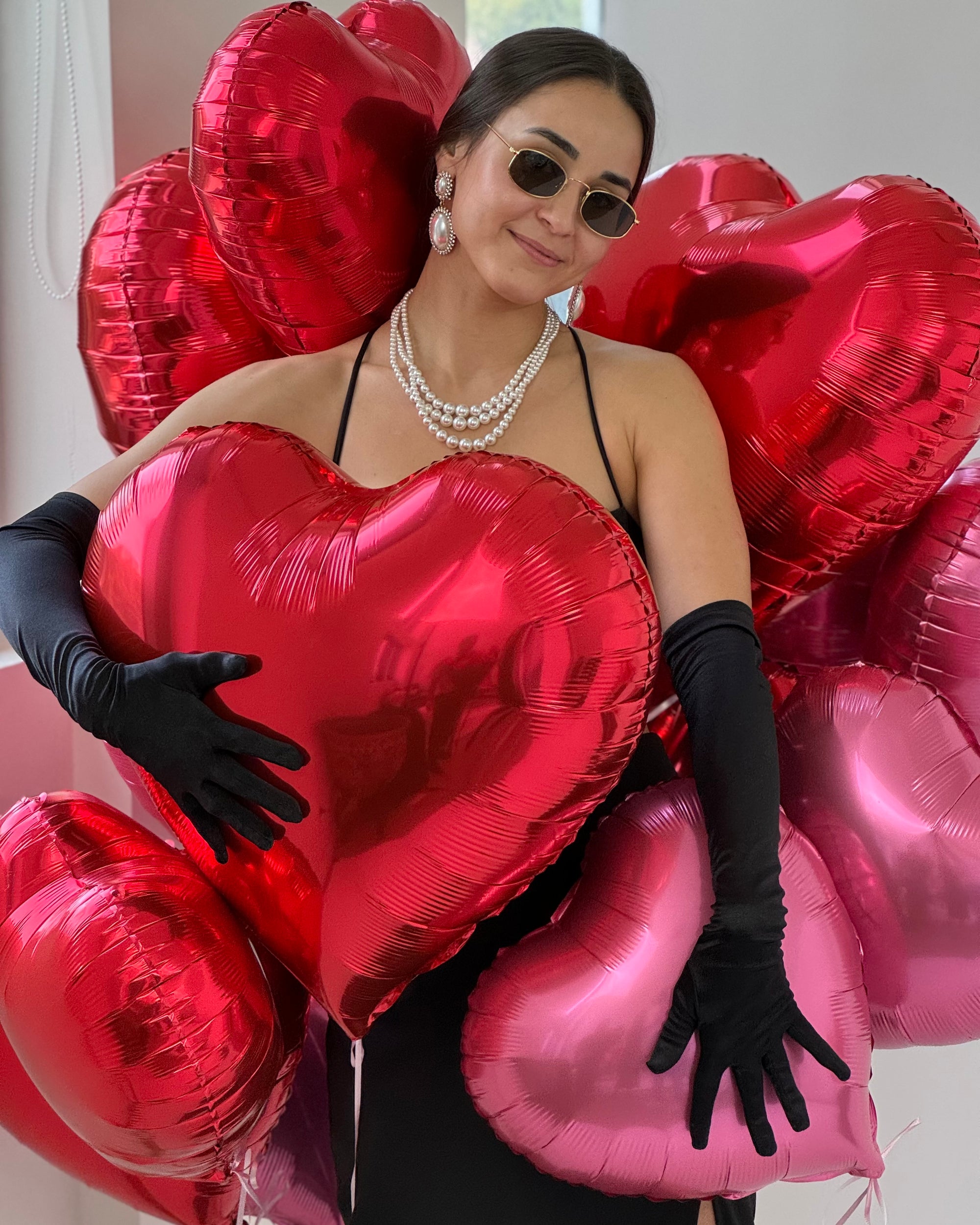 Balloon set "Red & Pink Hearts" (ONLY MIAMI)
