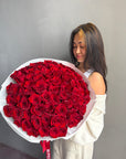 Bouquet "Explorer" - red roses