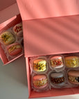 "Eight Ways to Say Love" - Set of 8 Large Macarons (AVAILABLE EXCLUSIVELY WITH BOUQUET ORDER)