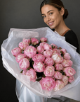 Bouquet of Peonies "Gardenia"