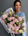 Bouquet “Tatiana” - pink lisianthus
