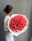 Bouquet "Pink Expression" - 36 pink garden roses