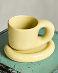 Cup & Saucer Set - Yellow
