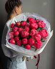 Bouquet "Coral Charm Peonies" - сolor-changing peonies