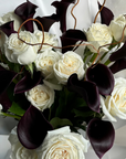 Bouquet "Maleficent" - roses, calla lilies (ONLY MIAMI)