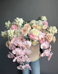 Flower Box "Love on Repeat" - Orchids, roses, ranunculus