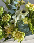 Bouquet "Greens & Dreams" - Bells , veggie roses, lisianthus