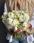Wedding Bouquet "The One" - Hydrangeas , stock, peony roses