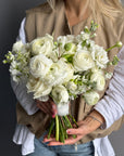 Wedding Bouquet "The One" - Hydrangeas , stock, peony roses
