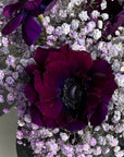 Bouquet “Mystical Violet Serenade” - anemones, baby’s breath