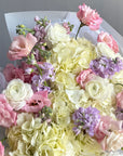 Bouquet "Murmur" - Ranunculus , hydrangeas, lisianthus