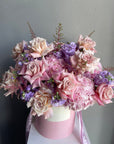 Flower box “Midnight Romance” - roses, hydrangeas