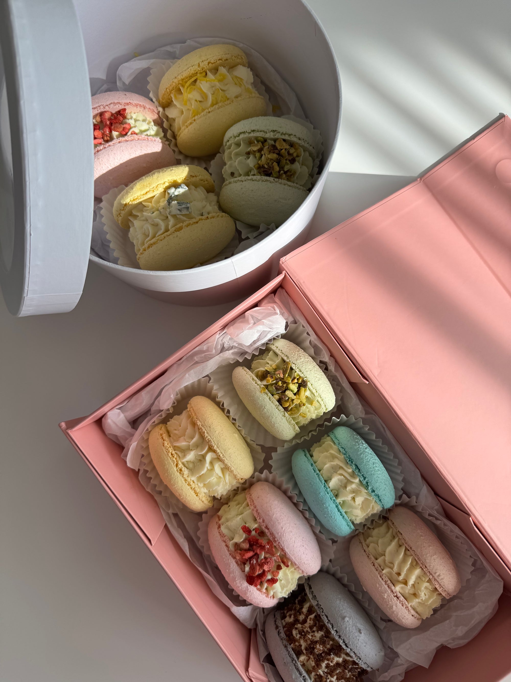 "Six Ways to Say Love" - Set of 6 Large Macarons