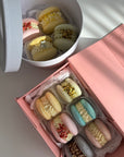 "Six Ways to Say Love" - Set of 6 Large Macarons (AVAILABLE EXCLUSIVELY WITH BOUQUET ORDER)