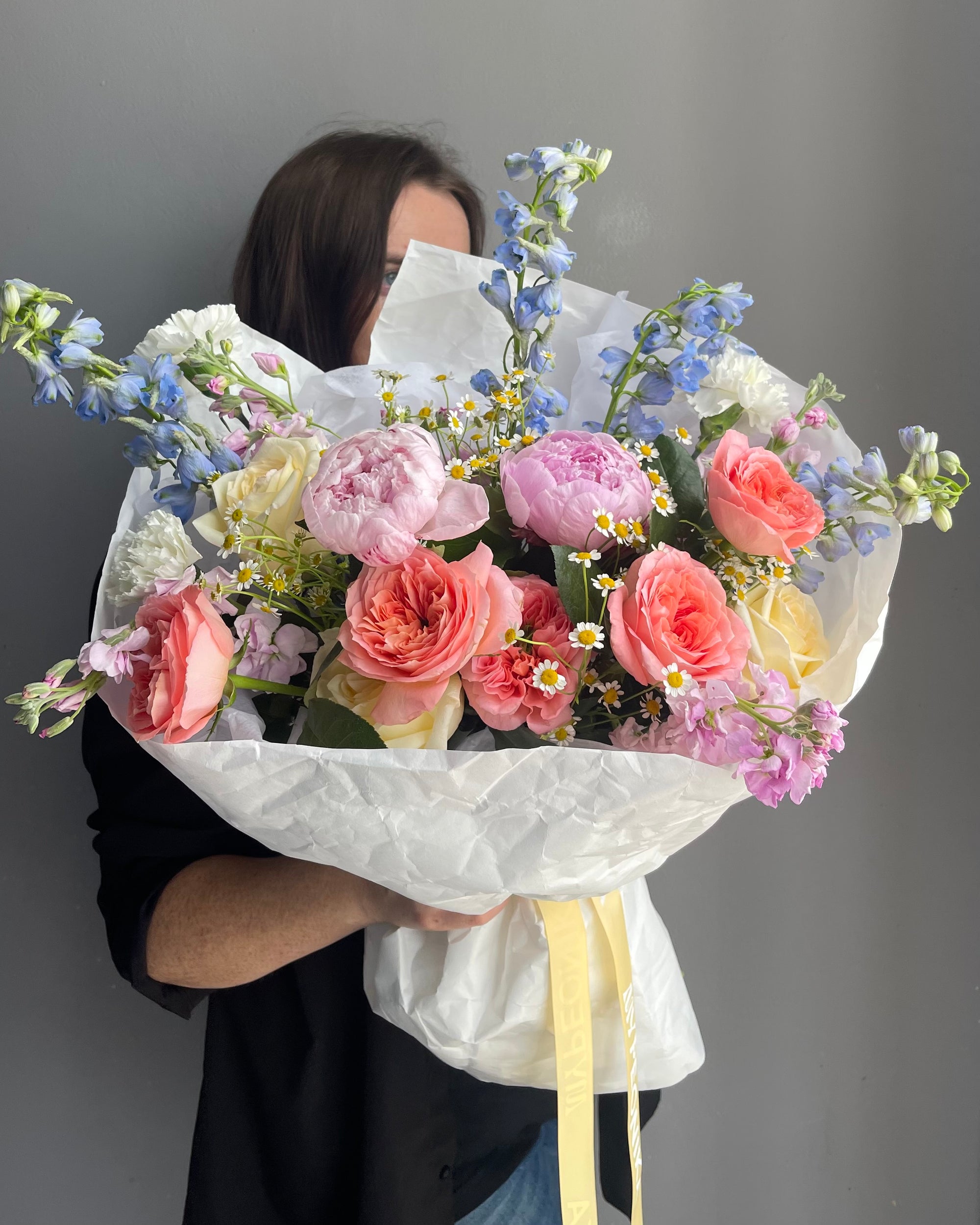 Bouquet ‘Summer in Bloom’ - peonies, roses, delphiniums